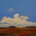 MESA, oil painting original painting, 100% charity donation, landscape, 10x10, art board, clouds, sky, hills, desert