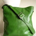 Large Kelly Green Messenger Bag