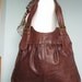 New Brown Leather Large Tote Shopper Shoulder Handbag Bag Purse