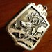 SALE SALE Authentic Victorian Agate Stag Oak Acorn Rifle Locket