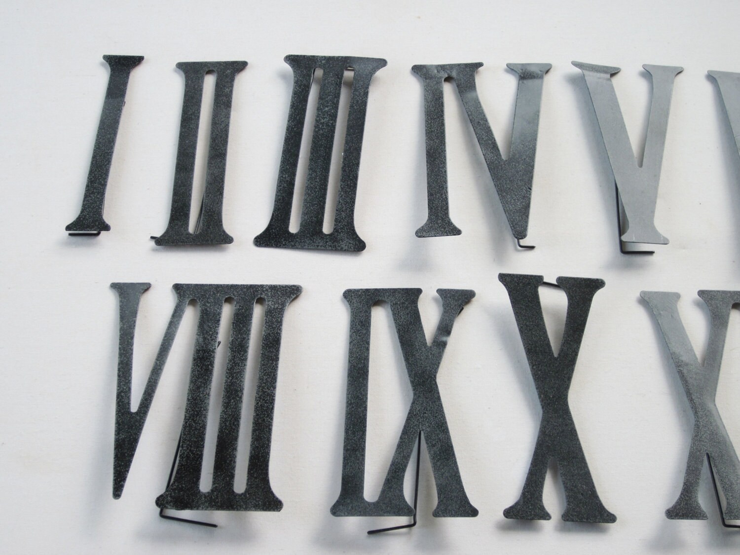 Roman Numerals Metal Numbers 1 to 12