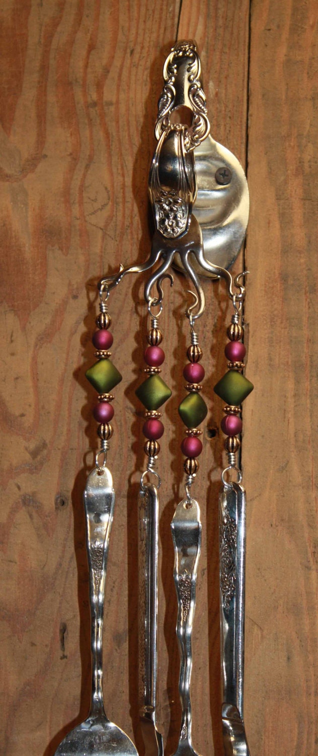 silverware wind chime