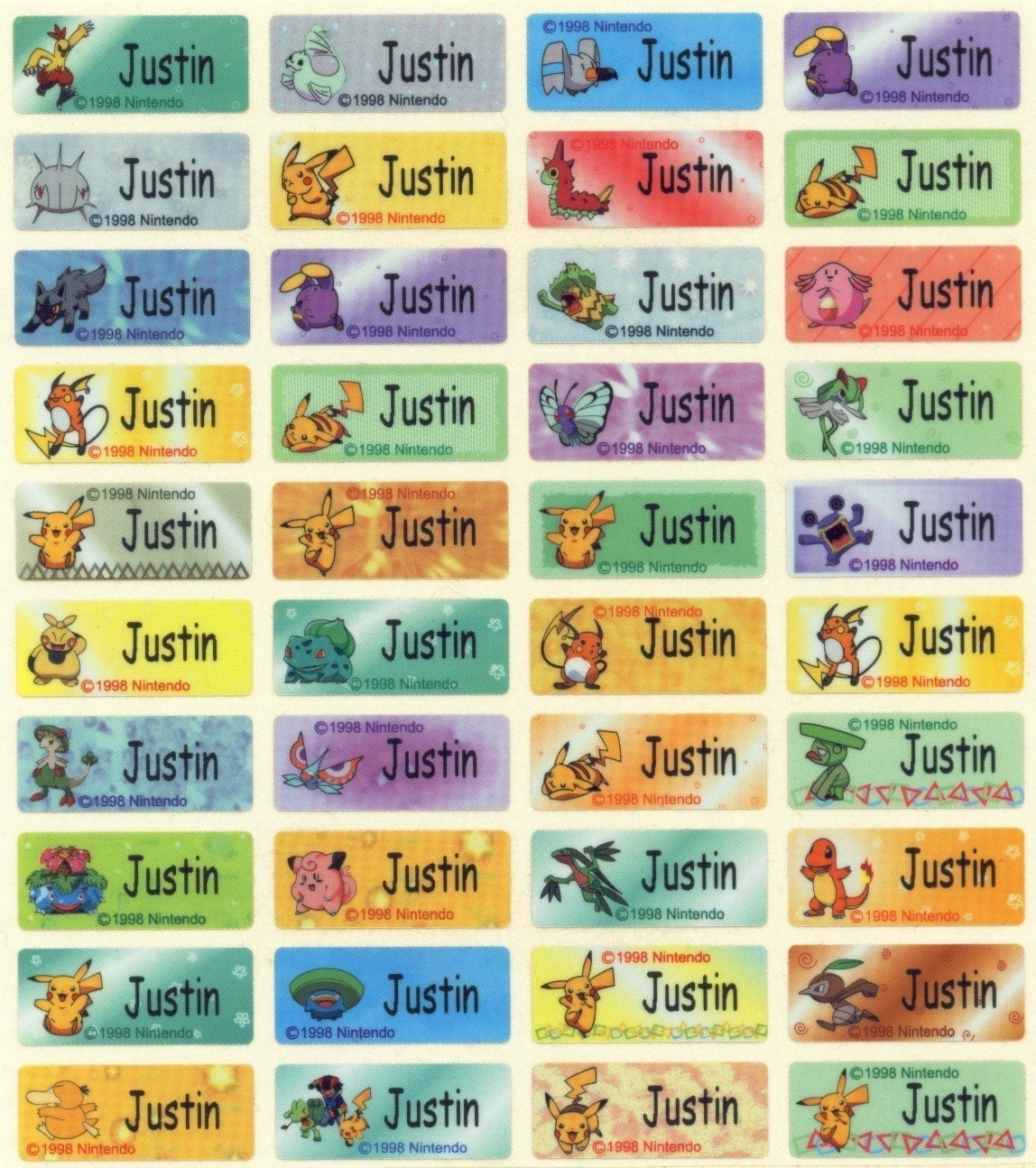 pokemon names and pictures trifox