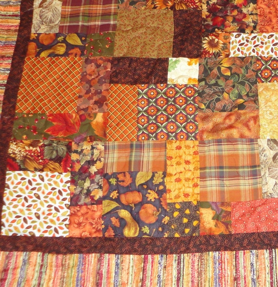 Everything fall quilt by 4quiltsandmore on Etsy