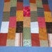 PRICE REDUCED Throw size flannel quilt