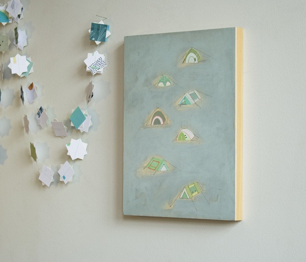 original acrylic painting on wood panel . by BelindaMarshallArt