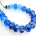 Handmade Lampwork Bead Set Blue Blueberry Bluebonnet Lilac Lavender Periwinkle Aqua Sky Powder Lapis-- Come out to Play