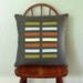 Modern throw pillow - Grey Bricks