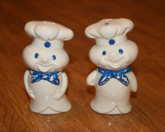 Pillsbury Doughboy Salt and Pepper Shakers