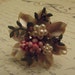 Vintage Ring " Floral Elegance" Created From Vintage Designer Earring Bauble Adjustable