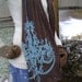 Chandelier Scarf in Chocolate