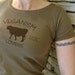 S, M, L, XL - Veganism is for Lovers Organic Cotton Tee in Earth Brown