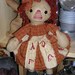 Raggedy Ann Cupboard doll Primitive Sewing pattern