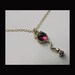 14k Gold Rhodolite Garnet Necklace
