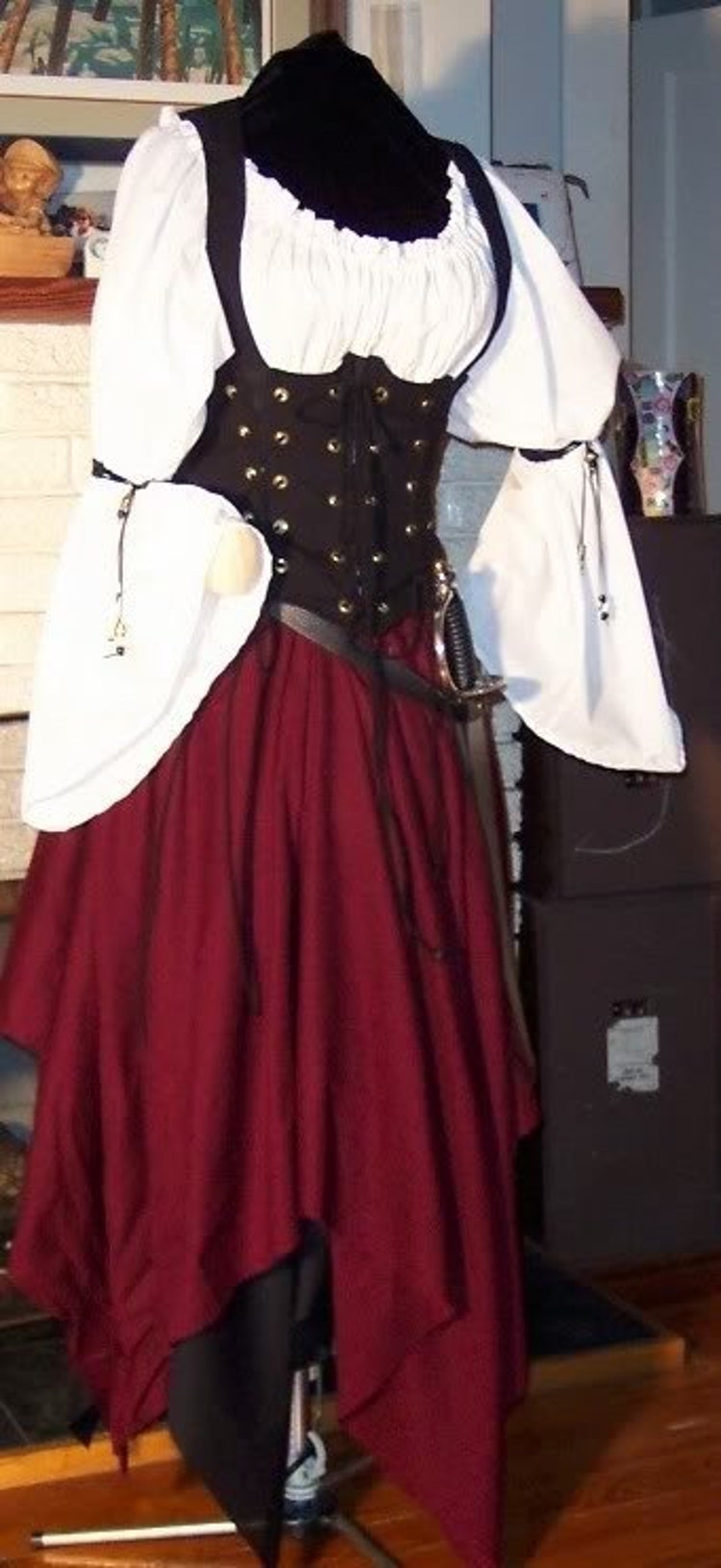 Pirate Wench Renaissance corset custom costume by