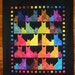 Mama & Her Kitten Quilt Kit with Hand Dyed Fabrics - Fast, Easy and Fun