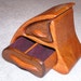 Wood Jewelry Box - Cherry and Walnut Bandsaw Box