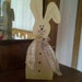 Primitive Spring Easter Bunny Shelf Sitter