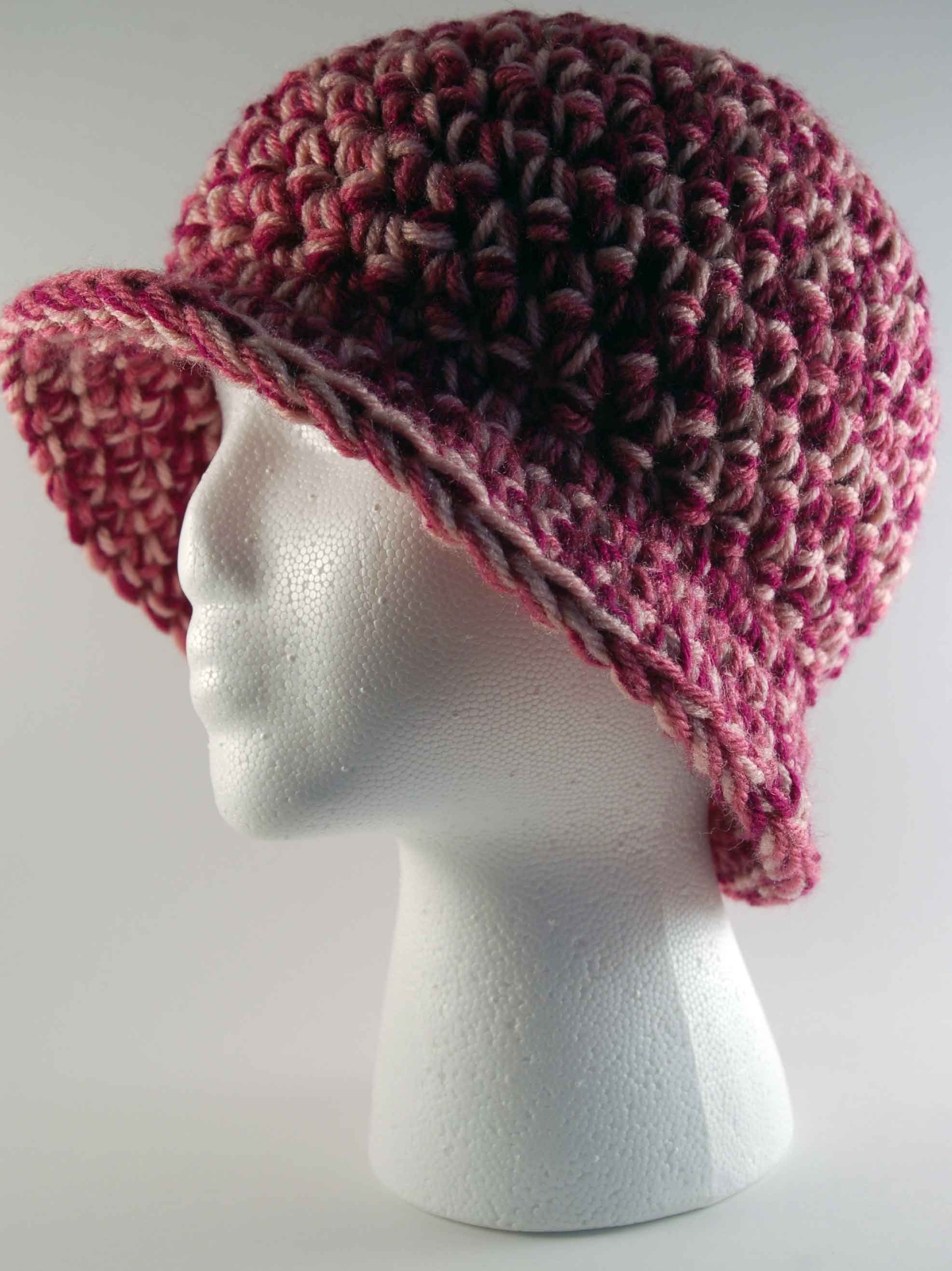 Crocheted Chunky Bucket Style Ladies Hat by lilreb673 on Etsy