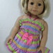 18 inch Doll Clothes American Girl Sundress in Stripes