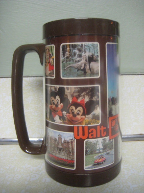 Vintage Walt Disney World ThermoServ mug Thermo by DoNotDestroy