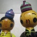 Vintage Japanese Kokeshi Wooden Boy and Girl Doll