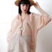 Reserved for Edie 25 Vintage 70s Pastel Pink Oversize Romantic Chiffon blouse