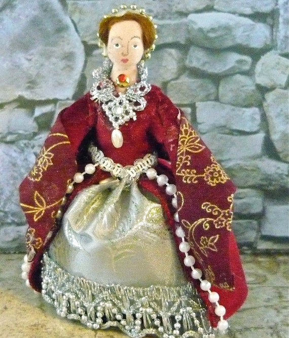 Lady Jane Grey Doll Tudor Queen Historical by UneekDollDesigns