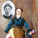 Pioneer Doll Caroline Ingalls Historical Miniature Art Collectible Little House on the Prairie
