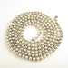 Vintage Silver Glass Bead Garland Christmas Tree Garland