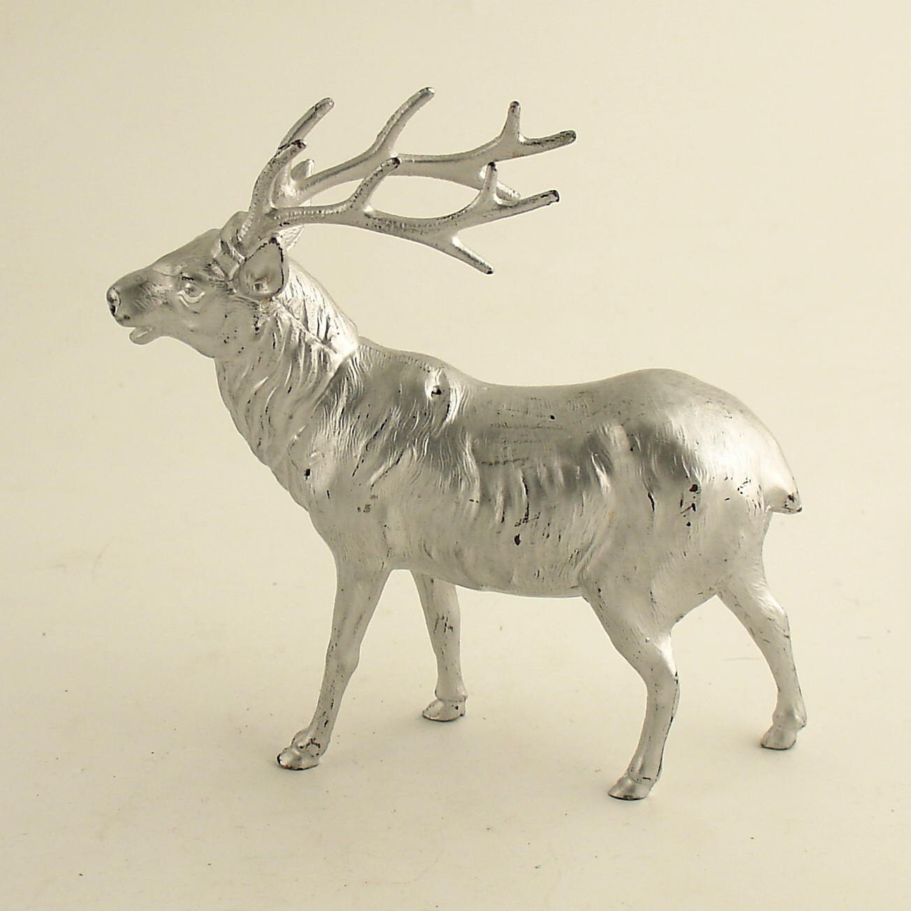 vintage miniature metal silver reindeer figurine christmas vintage miniature metal silver reindeer figurine christmas
