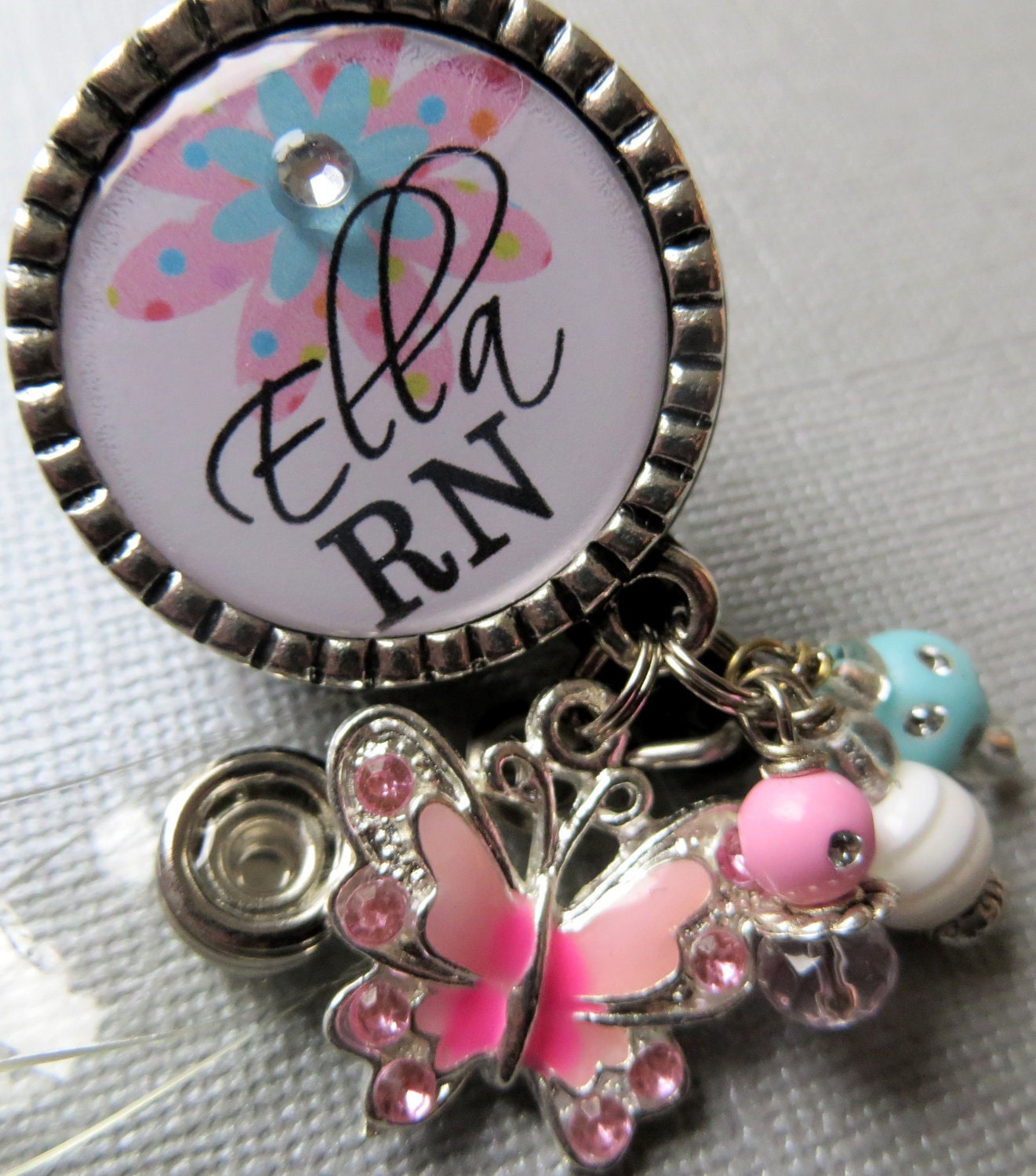 Items similar to Nurse Personalized Name ID Badge Reel - RN, NP ...