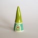 Ceramic collectible THIMBLE Fairy Gnome Tree House