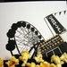 Carnival - Pair of Gocco Note Cards