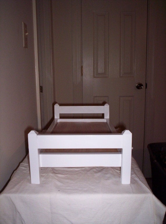 wooden babydoll bed