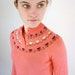 Tulip Sweater / Cropped Pink Sweater