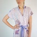 Vintage Day Dress - 1970s Floral Dress