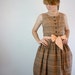 RESERVED. 1940s Party Dress / 40s Cotton Dress