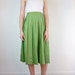 Vintage 1950s Skirt / Pleated 50s Skirt