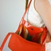 Canvas Bag - Vintage Red Purse
