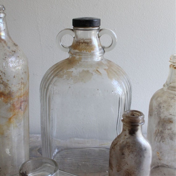 Antique and Vintage Bottle Display