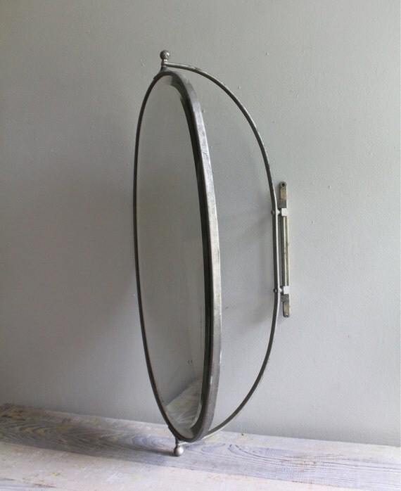 Vintage Barber Shop Mirror