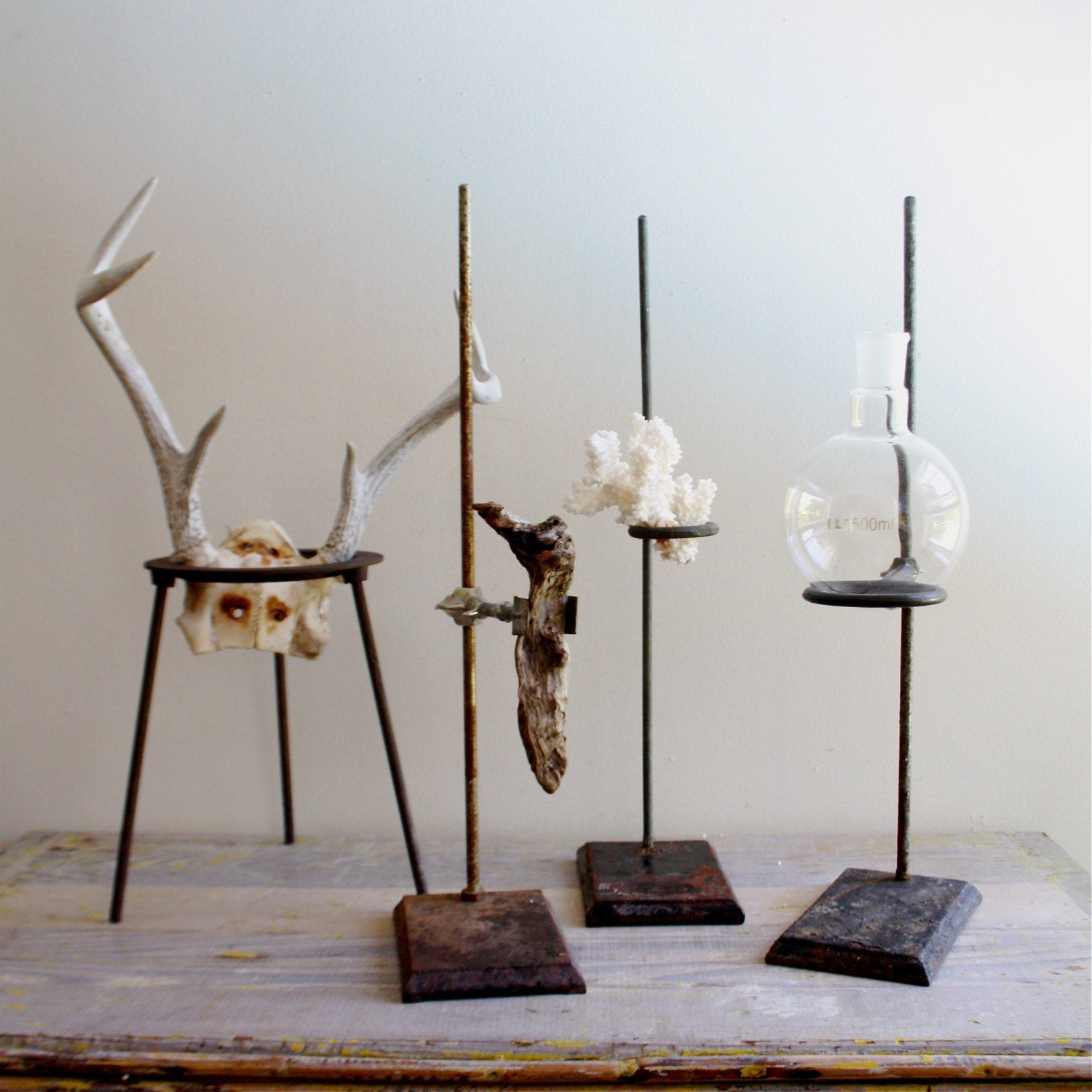 III RESERVED III Vintage Bunsen Burner Stand and Boiler