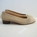 Size 6 Tawny Tan Perforated Low Heel Pumps Bruno Magli