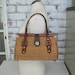 Vintage Wicker Wood and Leather Handbag British Hong Kong