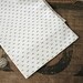 Selvedge ARROW print pocket square, handkerchief - eco vintage fabric in the 19th century manner