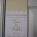 Reserved for Caroline - Wedding Door Hangers - Set of 100 - Chevron Stripes - Great for OOT Bags