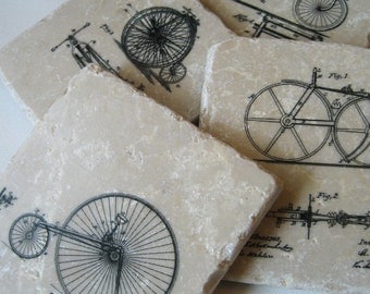 Bicycle Coasters - vintage bike coaster set