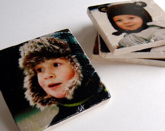 Designed by You coaster set - photo gift, custom gift, photo coasters, mother's day gift, father's day gift, gift idea, grandparent gift