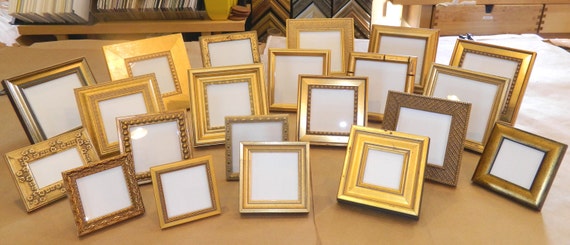 30 Small Gold Frames for Wedding Party Favors Bridesmaids